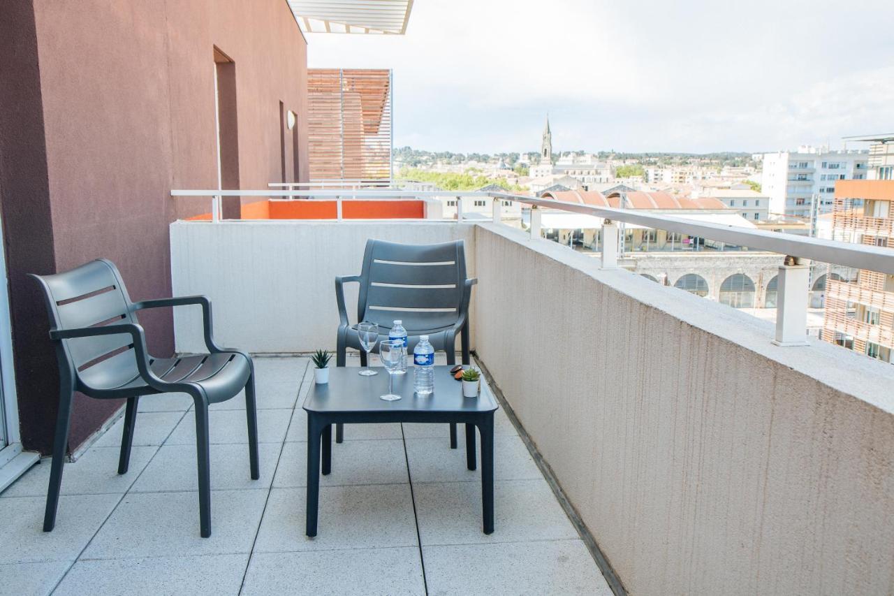 Twenty Business Flats Nimes Trigone Lejlighedshotel Eksteriør billede